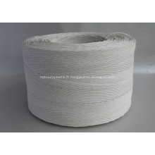 rouleau de corde de papier torsadé de couleur blanche